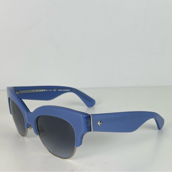 KATE SPADE BLUE CAT-EYE SUNGLASSES - Picture 2 of 14